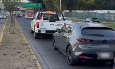 🎉🚓 Borracho invade carriles… y termina en el CURVA