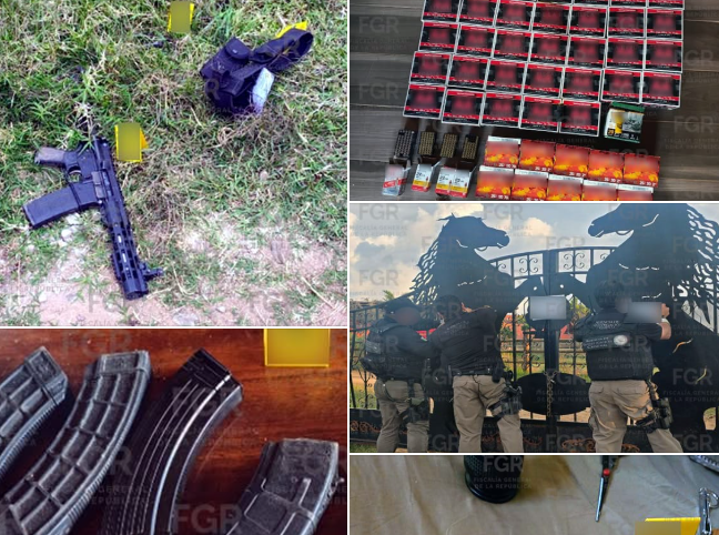 Cateo en Jalisco: aseguran arsenal en rancho de La Manzanilla