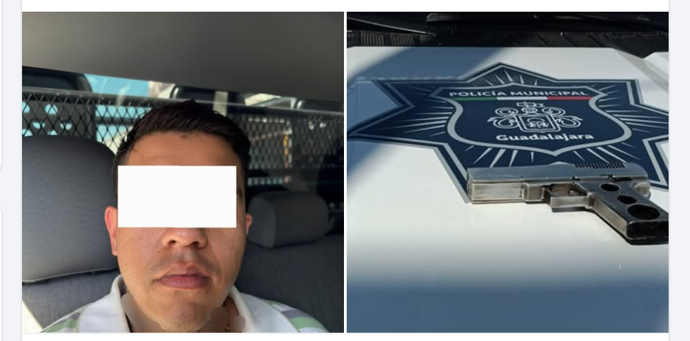 Cae sujeto armado con pistola .45 tras operativo en la Colonia Americana