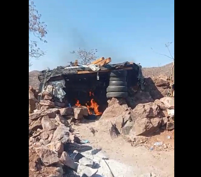 Policía de Jalisco revienta campamento criminal en la frontera con Michoacán