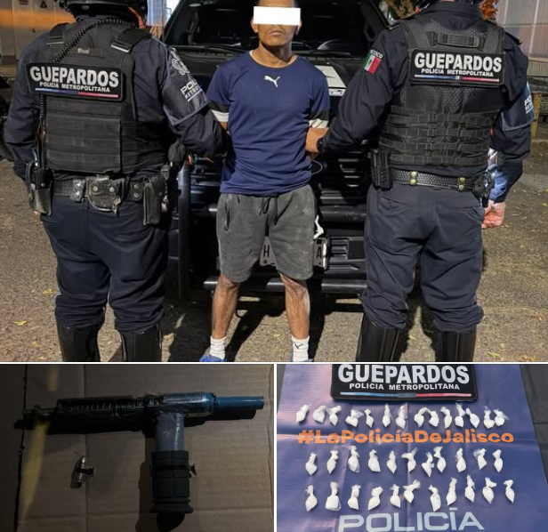 CAE NARCOMENUDISTA TRAS PERSECUCIÓN EN GUADALAJARA